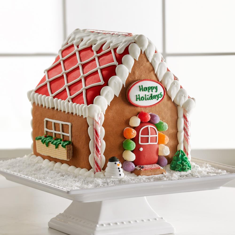 Gingerbead Cottage - Non-Personalized - White