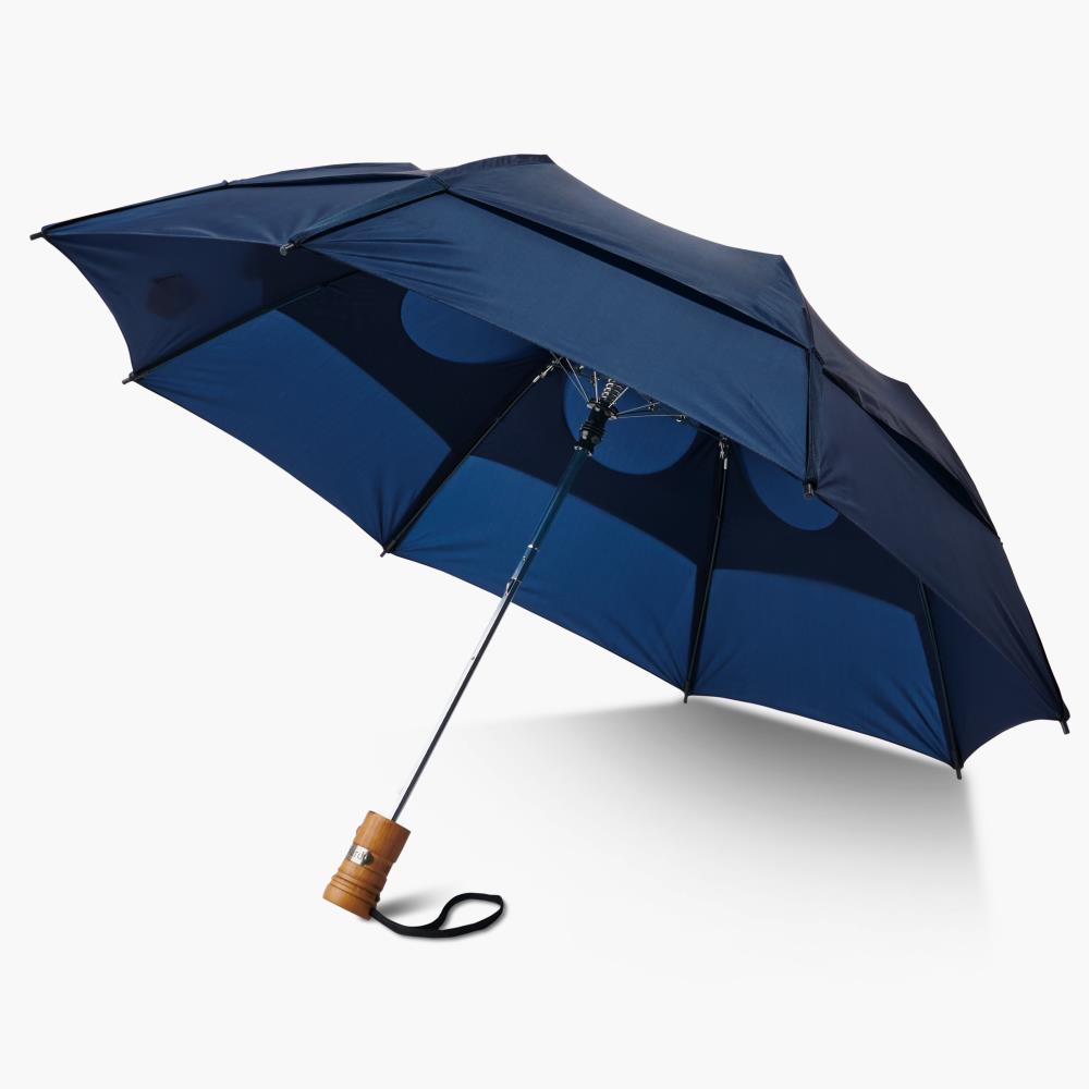 Personalized Superior Windproof Compact Umbrella - Black
