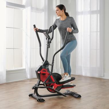 Compact cheap elliptical machines