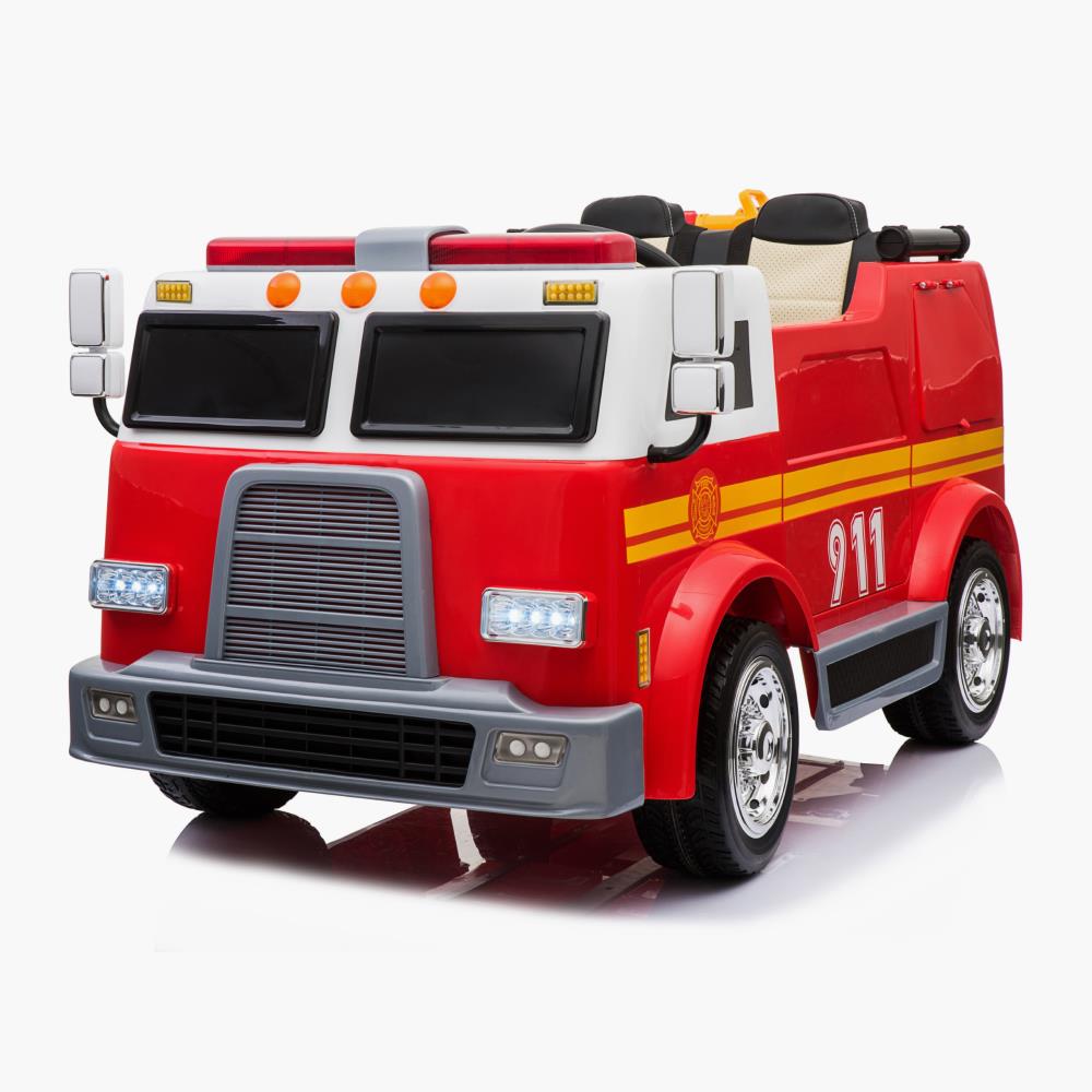 Two Passenger Fire Truck Ride On