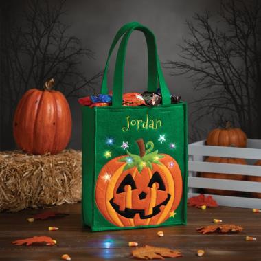 The Trick or Treater's Personalized Light Show Bag