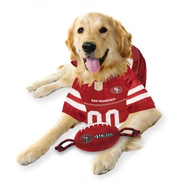 The Tailgating Dog's NFL Jersey and Toy