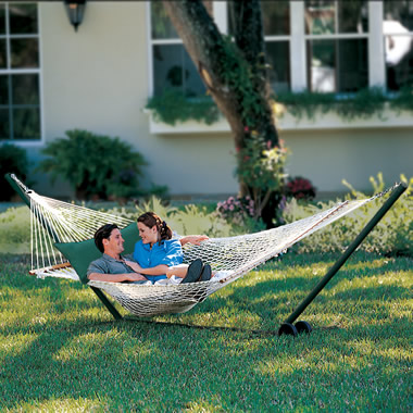 The Pawleys Island Oversized Rope Hammock