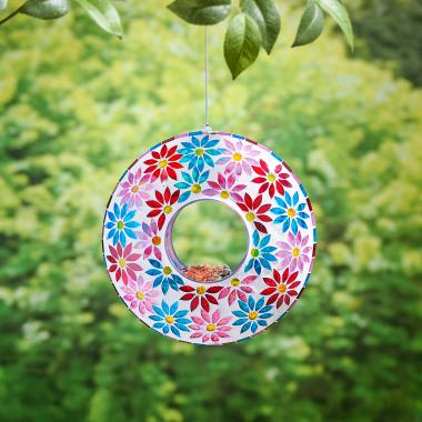 The Springtime Mosaic Birdfeeder