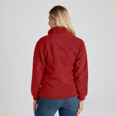 The Lady's Oxford Trimmed Fleece Jacket - Hammacher Schlemmer