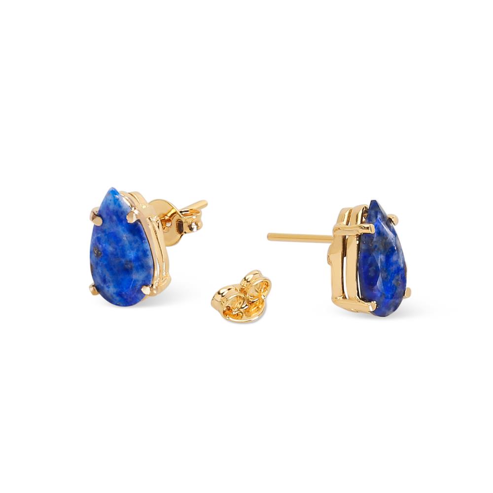 The Faceted Lapis Lazuli Earrings - Hammacher Schlemmer