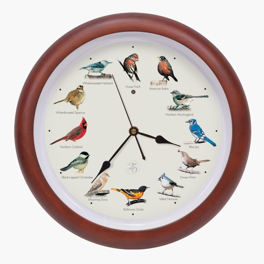 Serenading Songbird Wall Clock