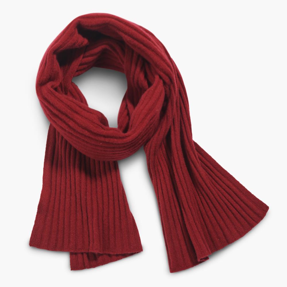 Washable Cashmere Scarf - Red