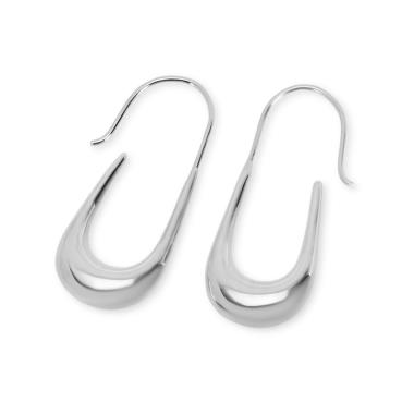 The Ancient Empress' Sterling Silver Crescent Earrings