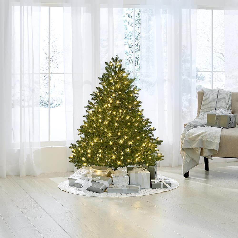 World's Best Prelit Noble Fir - 4.5' - White Christmas Tree