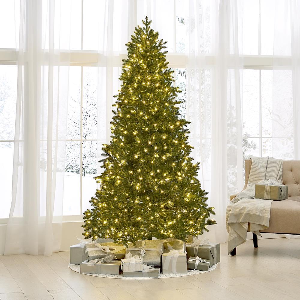 World's Best Prelit Noble Fir - 7.5' Slim - White Christmas Tree