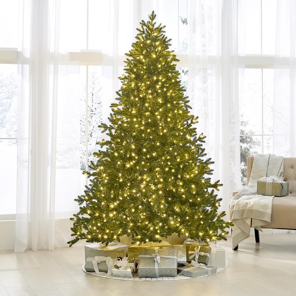 World's Best Prelit Noble Fir - 7.5' Medium - White Christmas Tree