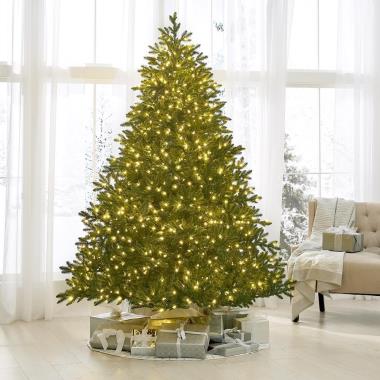 The Remote Controlled Height Adjustable Christmas Tree - Hammacher Schlemmer