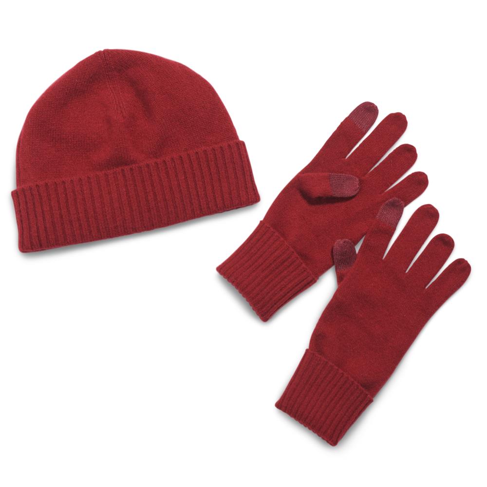 Washable Cashmere Hat - Red