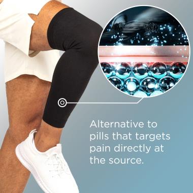 The Pain Relieving Capsaicin Infused Calf Sleeve - Hammacher Schlemmer