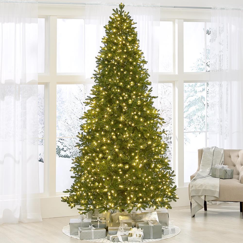 World's Best Prelit Noble Fir - 9.5' Slim - White Christmas Tree