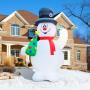 The 16' Frosty The Snowman Lightshow - Hammacher Schlemmer