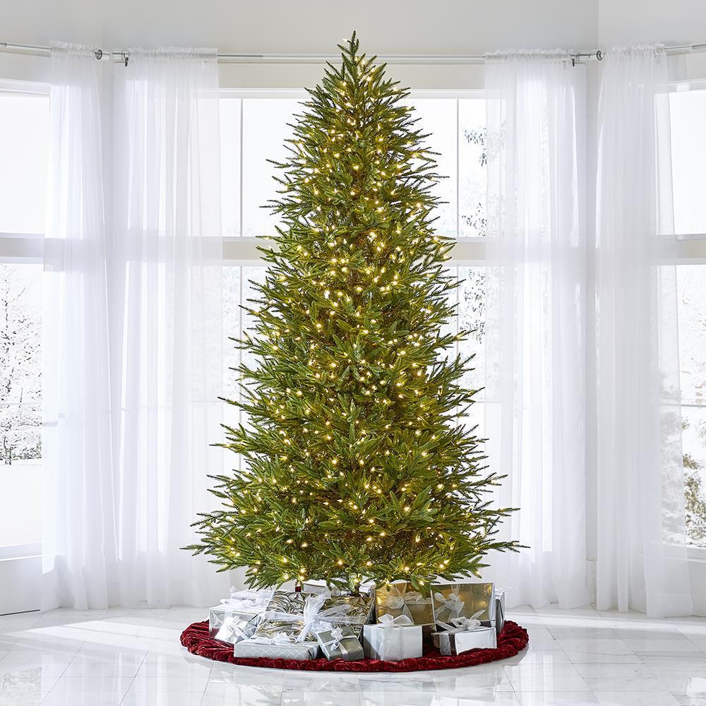 World's Best Prelit Fraser Fir - 9.5' Slim LED - White Christmas Tree