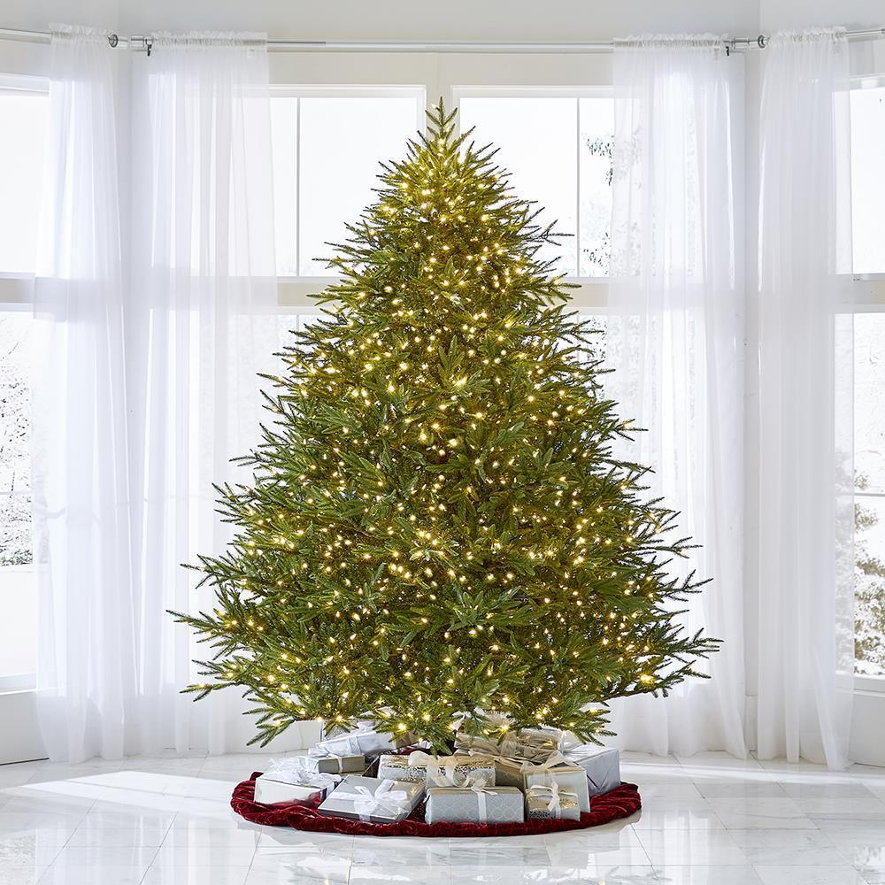 World's Best Prelit Fraser Fir - 8.5' Full LED - White Christmas Tree