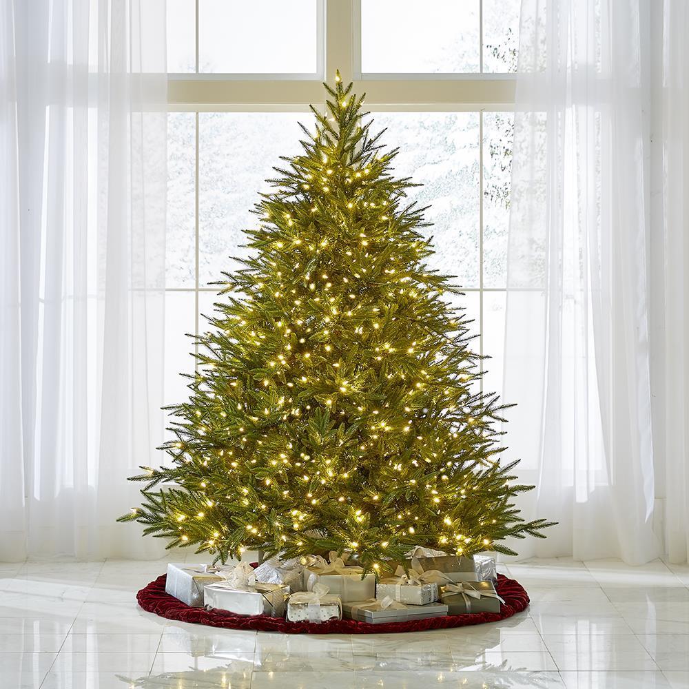 World's Best Prelit Fraser Fir - 6.5' Full LED - White Christmas Tree
