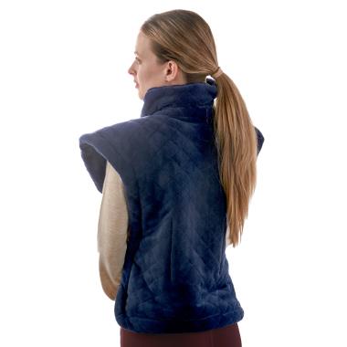 The Massaging Heated Neck and Shoulder Wrap - Hammacher Schlemmer