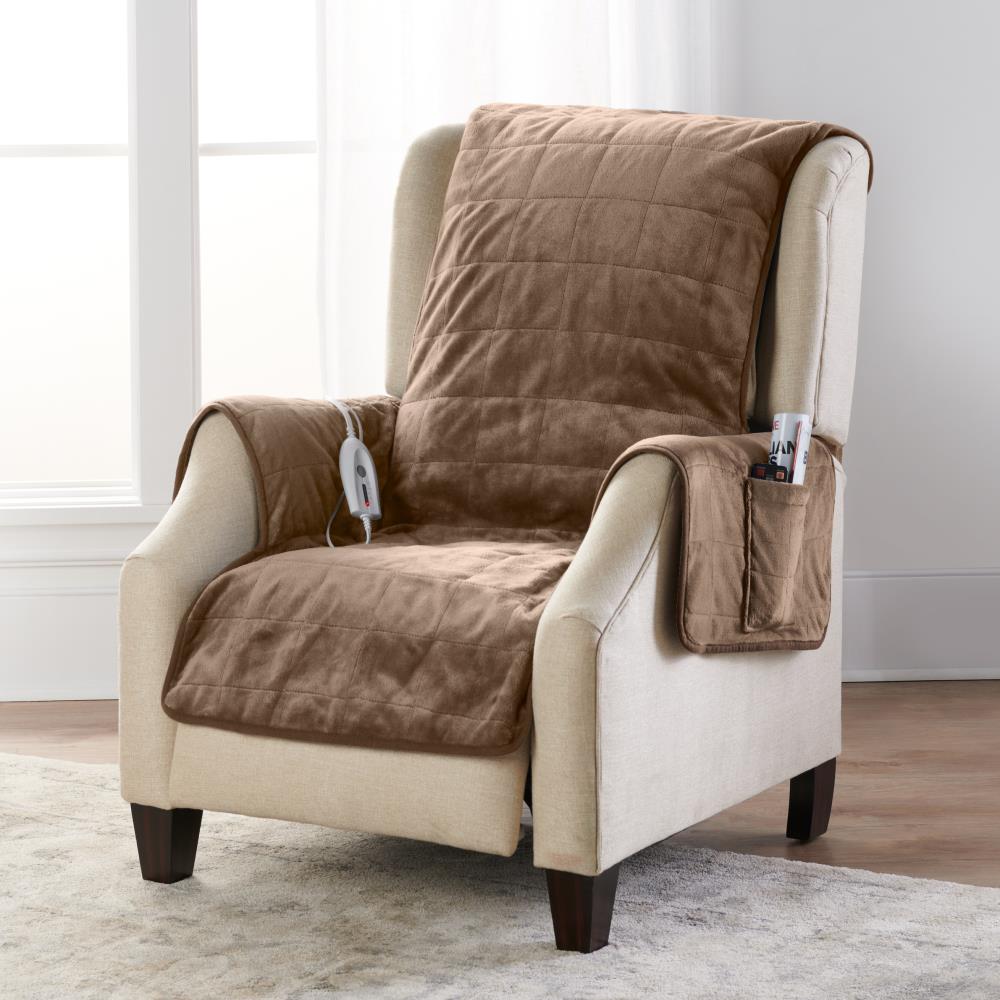Microsuede Heated Chair Cover