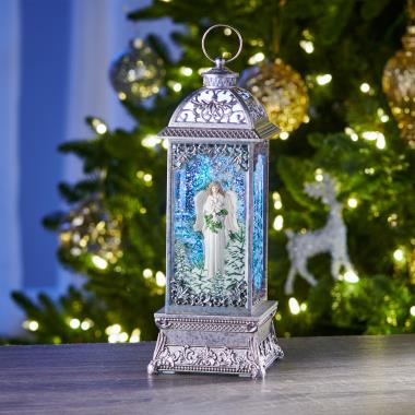 The Shimmering Snow Angel Lantern