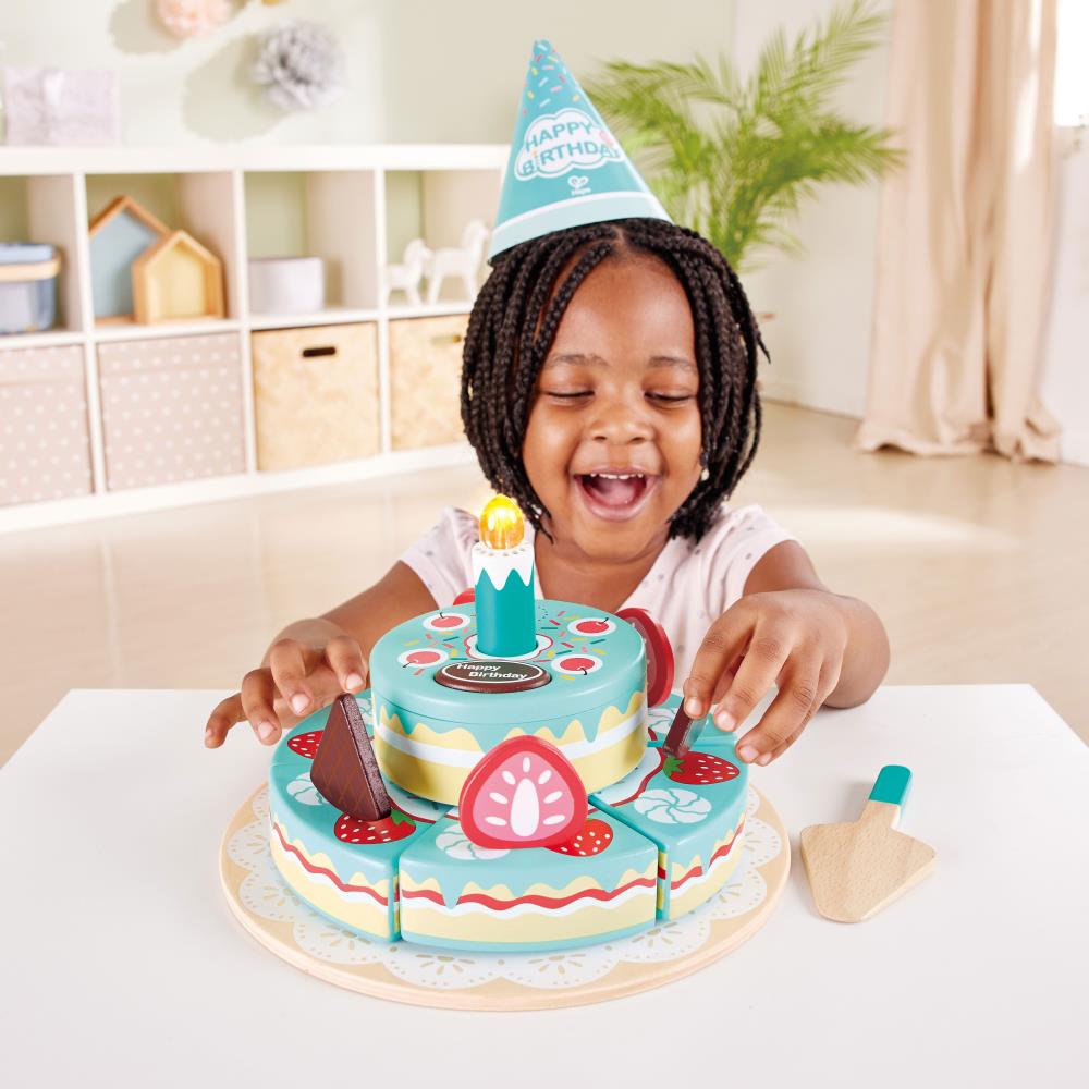 The Interactive Happy Birthday Cake - Hammacher Schlemmer