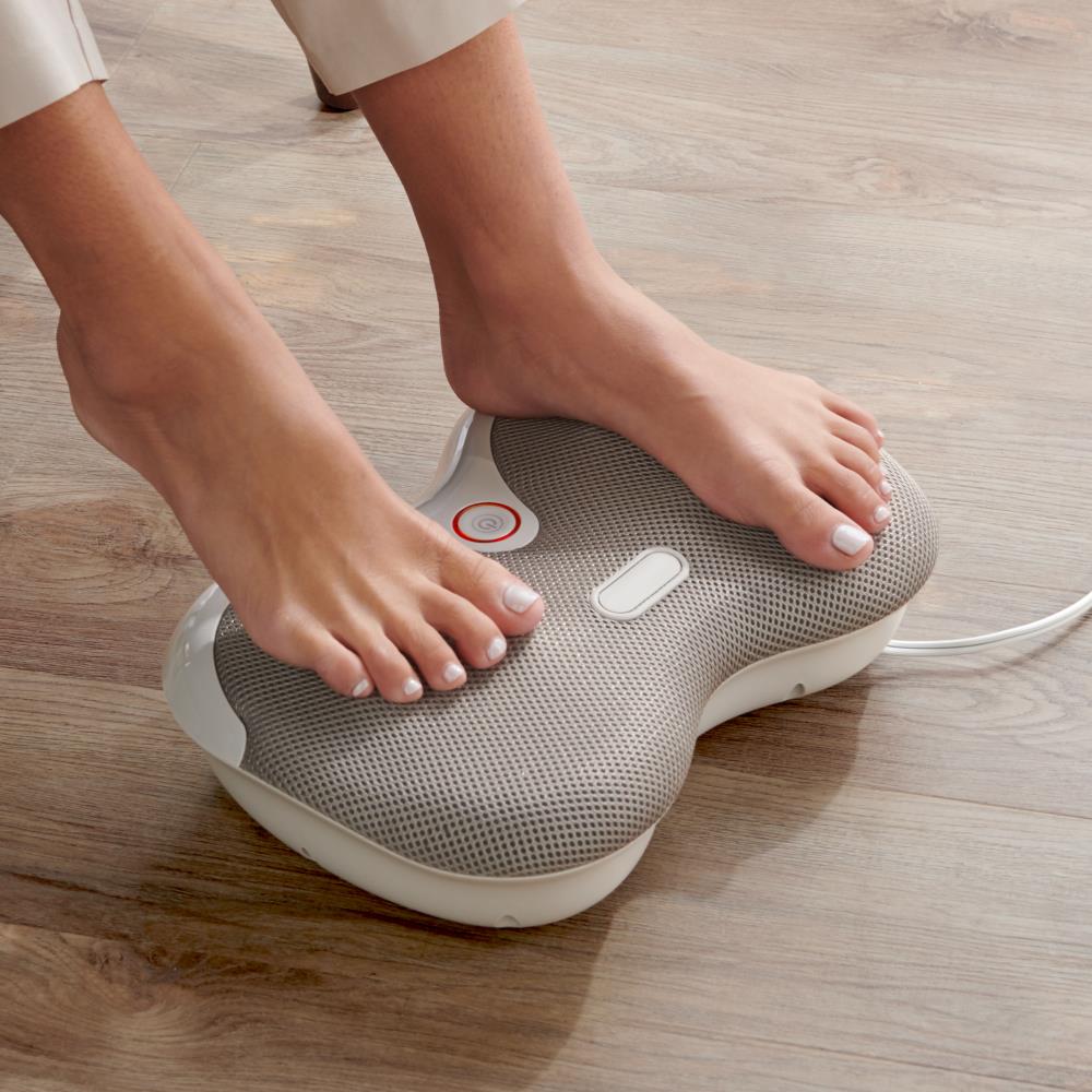 The Compact Heated Shiatsu Foot Massager Hammacher Schlemmer