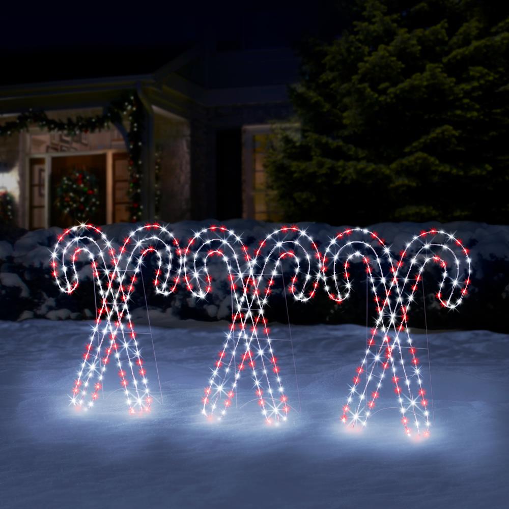 3' Light Show Candy Canes