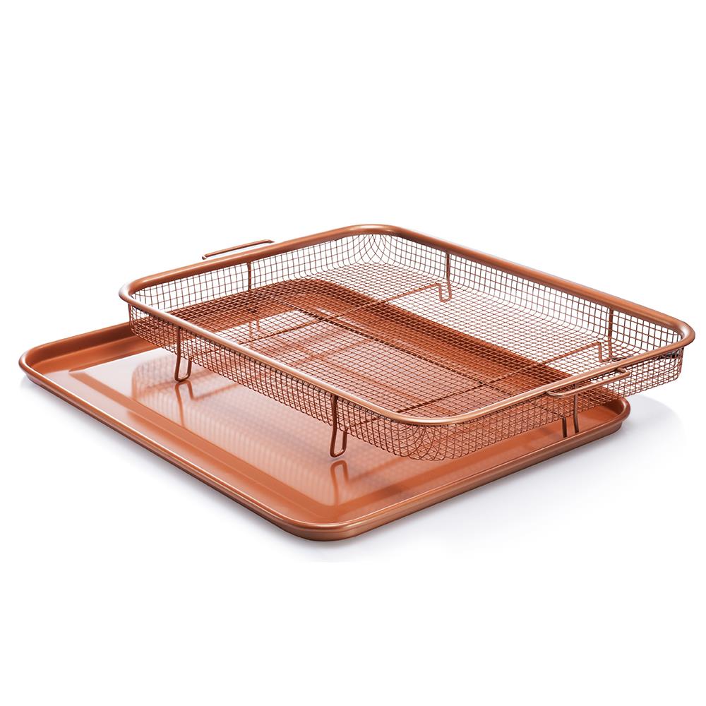  HEISENLIN Square Air Fryer Replacement Crisper Tray