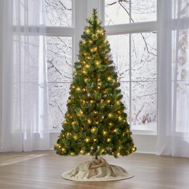 The Decoratable Pull Up Christmas Tree - Hammacher Schlemmer