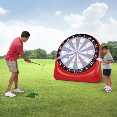 The Golf Chipping Kit for The 6' Kickball Dartboard