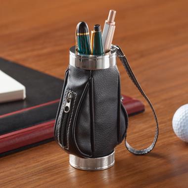 The Golfer's Leather Pen Caddy