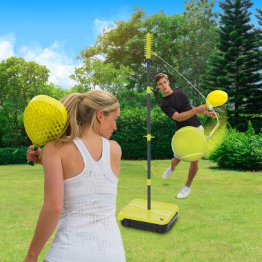 The Tennis Tetherball Game