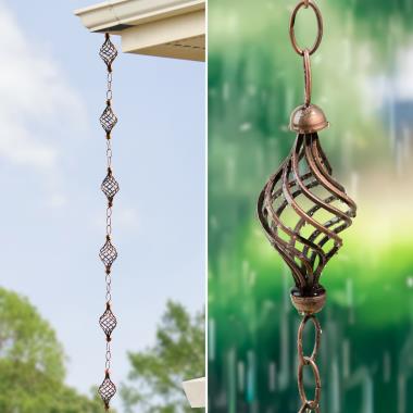 The 8' Copper Rain Chain