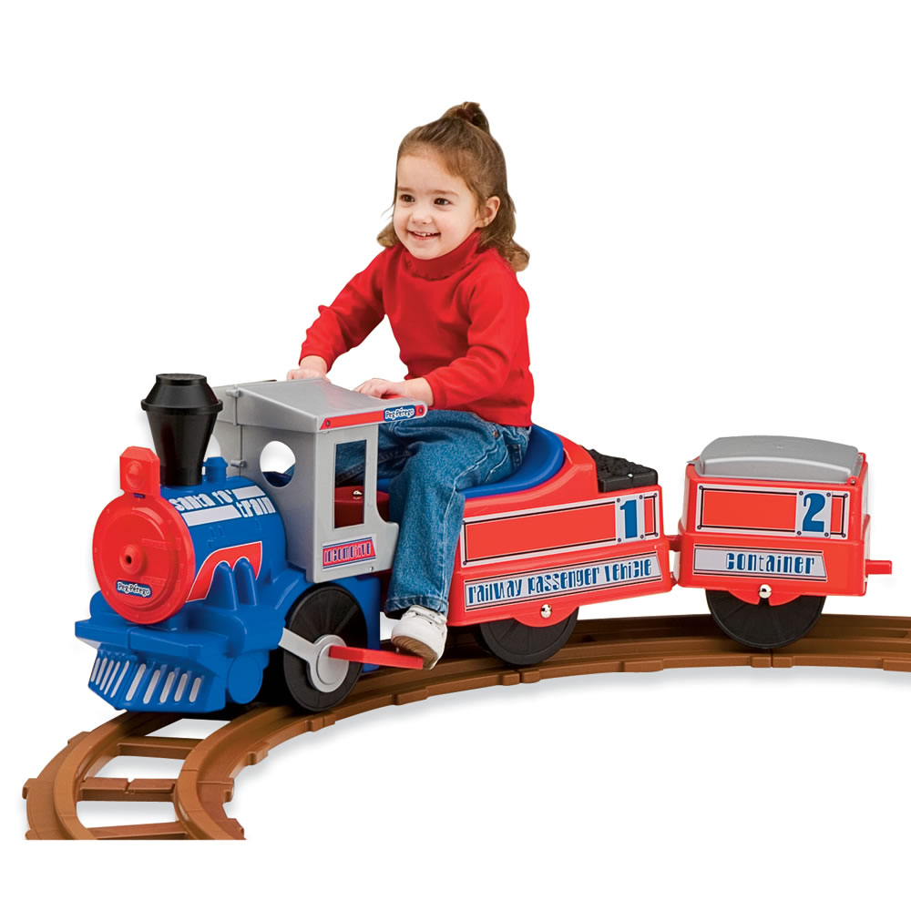 ride on toy train with tracks