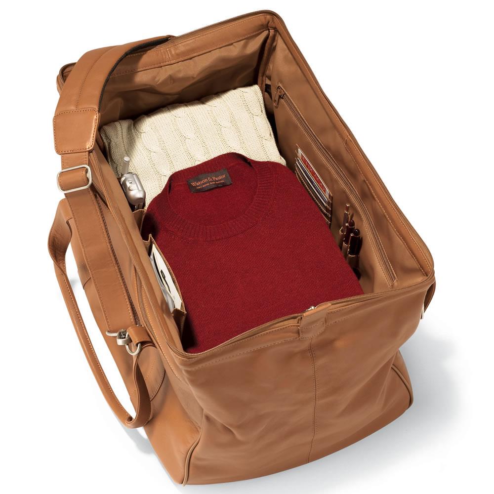 Widemouth Leather Weekend Carryon Bag