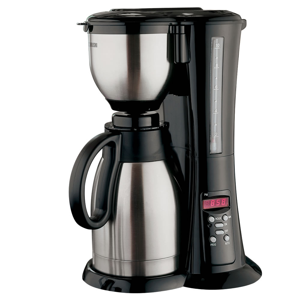 The Stainless Steel Thermal Carafe Coffee Maker - Hammacher Schlemmer Coffee Pot With Stainless Steel Carafe