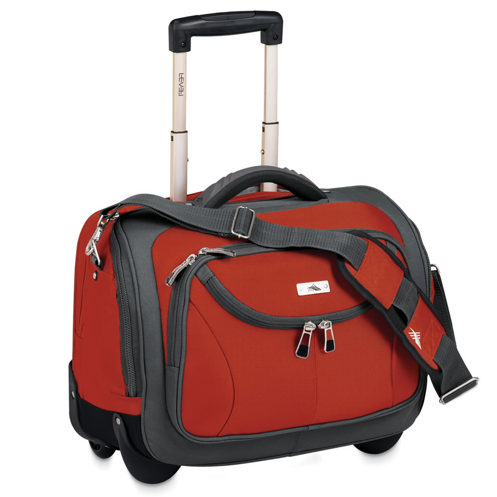 The Wheeled Computer Tote and Carry-On - Hammacher Schlemmer