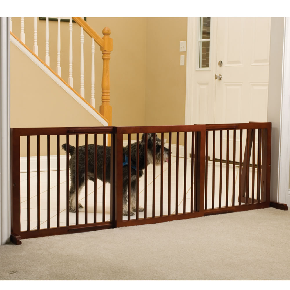 extra long freestanding pet gate