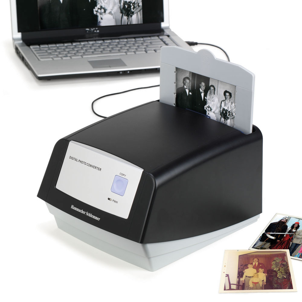 The Photograph to Digital Picture Converter   Hammacher Schlemmer 