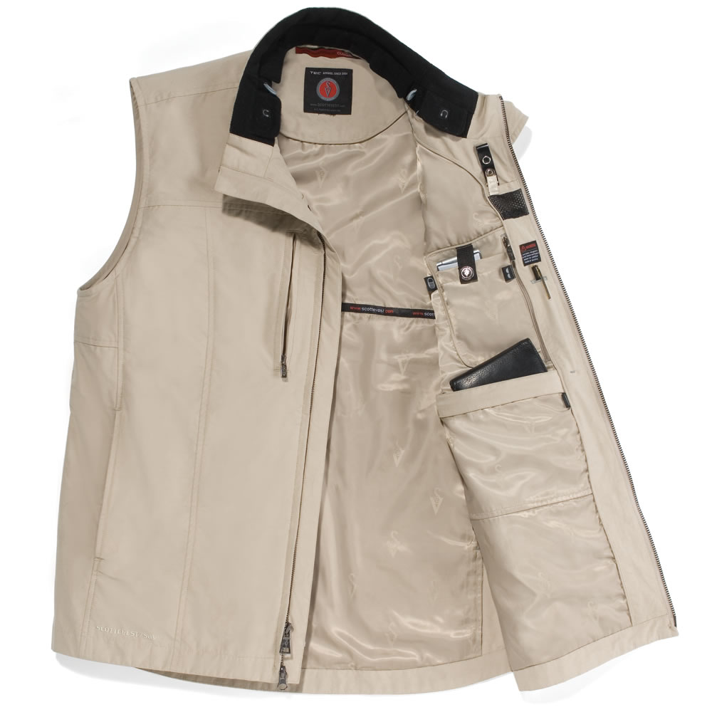 RFID Women's Travel Vest with Hidden Pockets