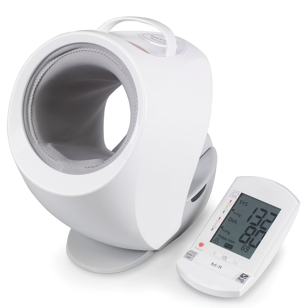 The Tabletop Cuff Blood Pressure Monitor Hammacher Schlemmer