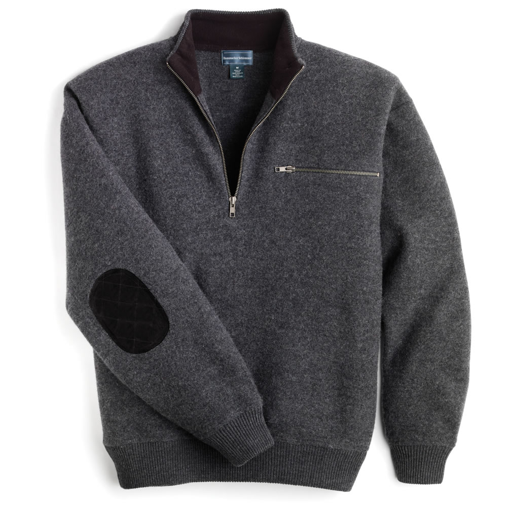 The Boiled Wool Ridgeline Sweater - Hammacher Schlemmer