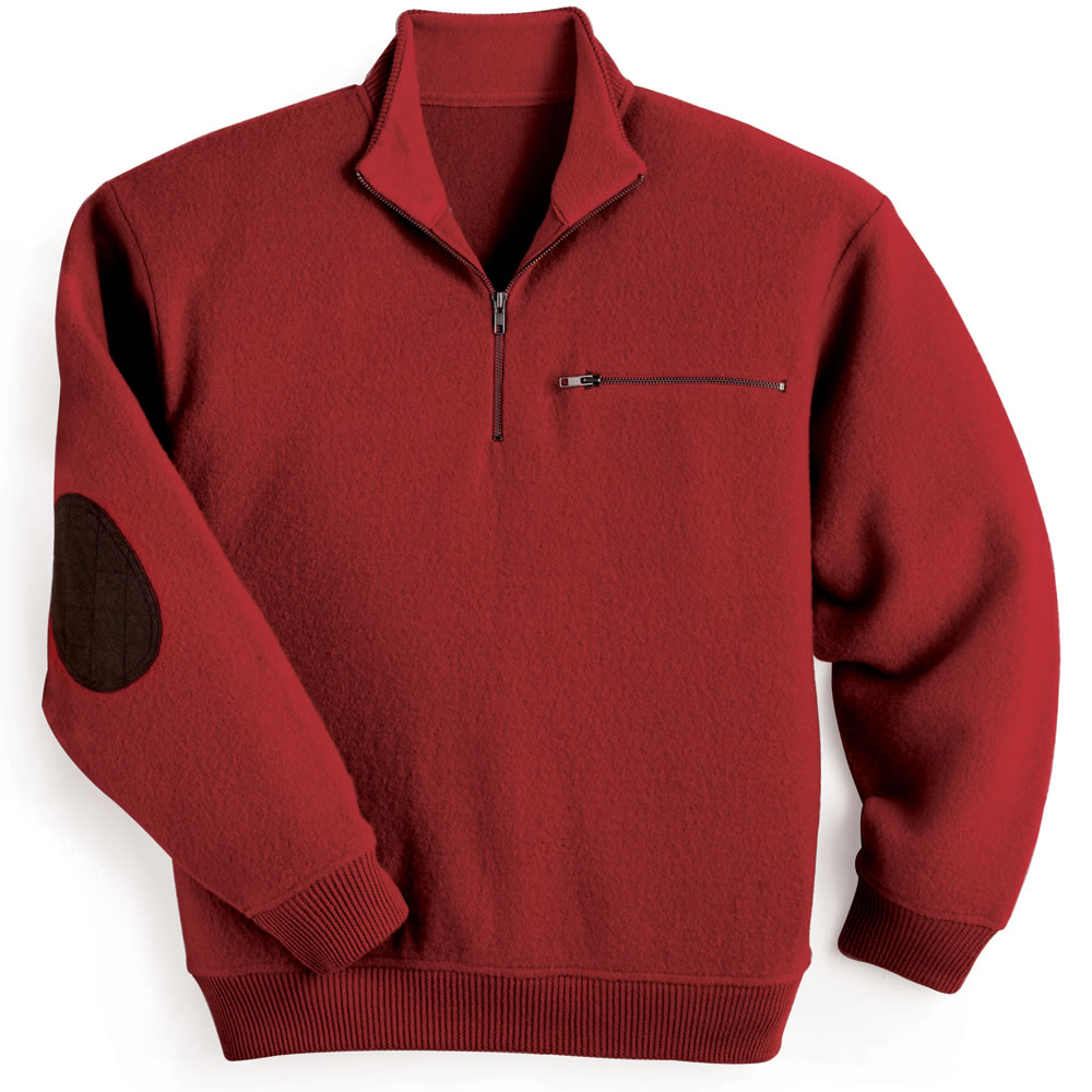 The Boiled Wool Ridgeline Sweater - Hammacher Schlemmer