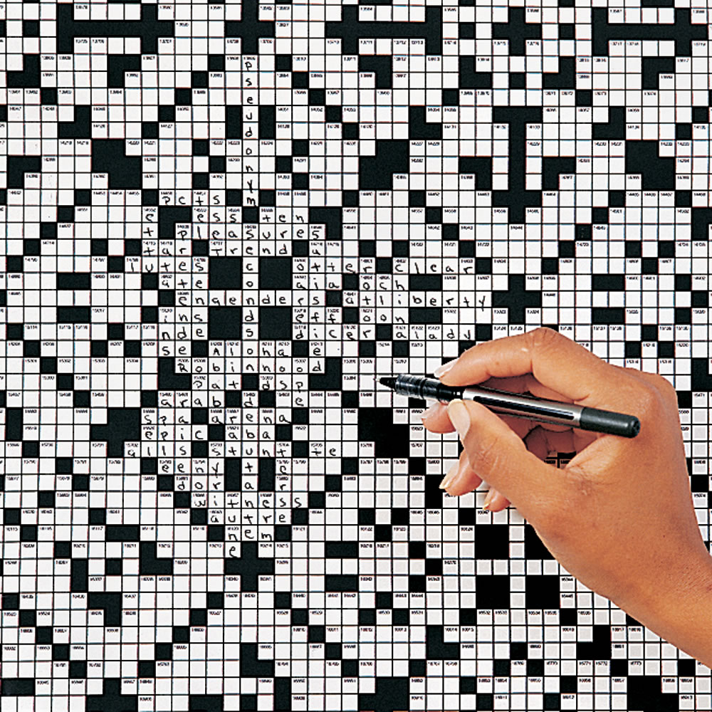 The World s Largest Crossword Puzzle Hammacher Schlemmer