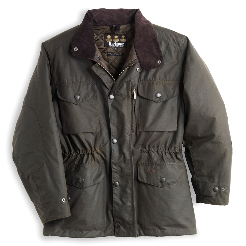 The English Country Waxed Cotton Jacket - Hammacher Schlemmer