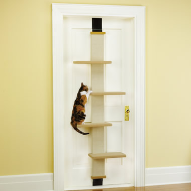 Over the best sale door cat condo