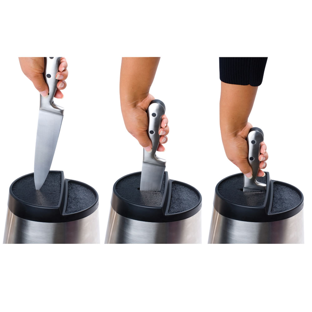 The Only Slotless Knife Block - Hammacher Schlemmer